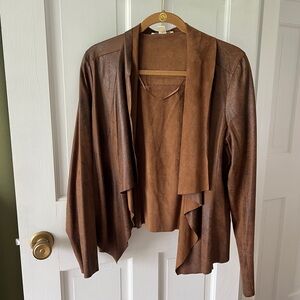 suede look jacket